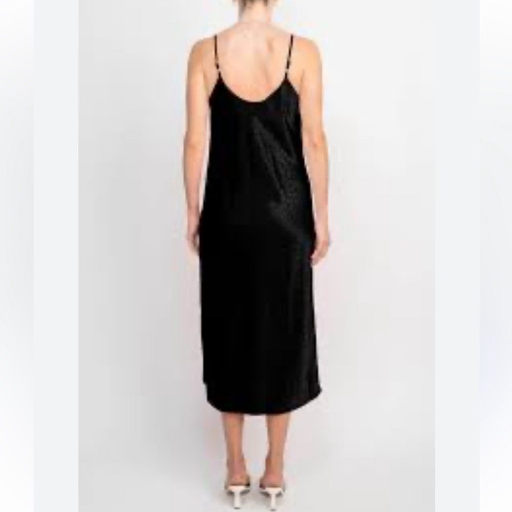 Emma & Michele Spaghetti
Strap Cowl Dress Black Midi Dress - Picture 2 of 9